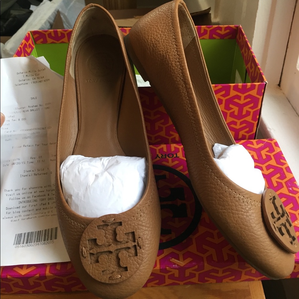 TORY BURCH Royal tan flats