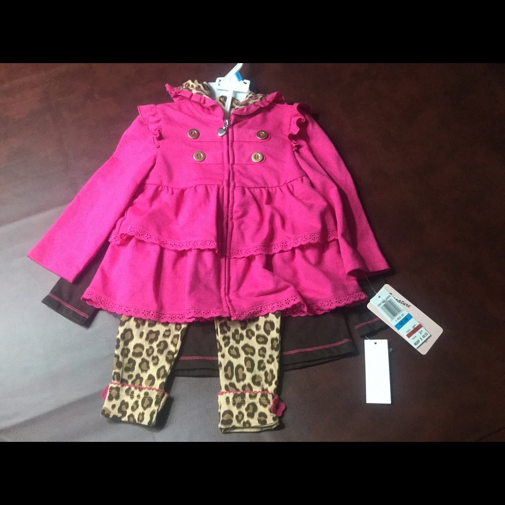 NWT 24 month girls 3 piece set