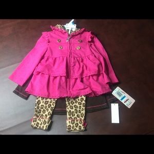 NWT 24 month girls 3 piece set