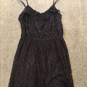 Black lace dress