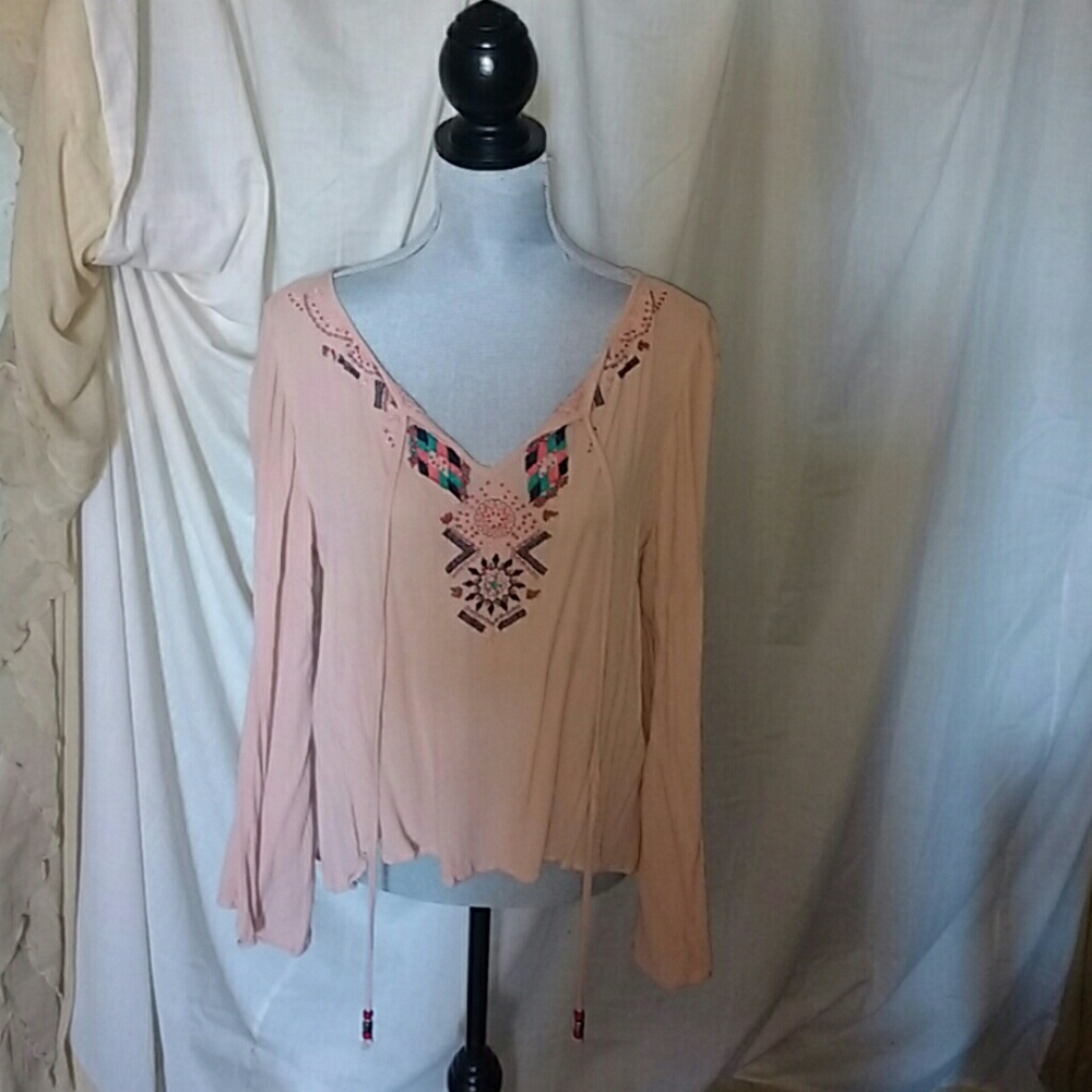 Angie Gypsy Top SZ L