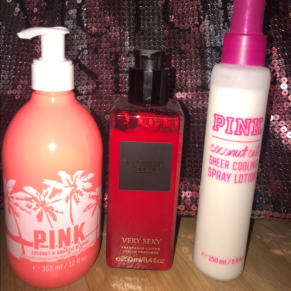 Victoria's Secret and Vs Pink lotions