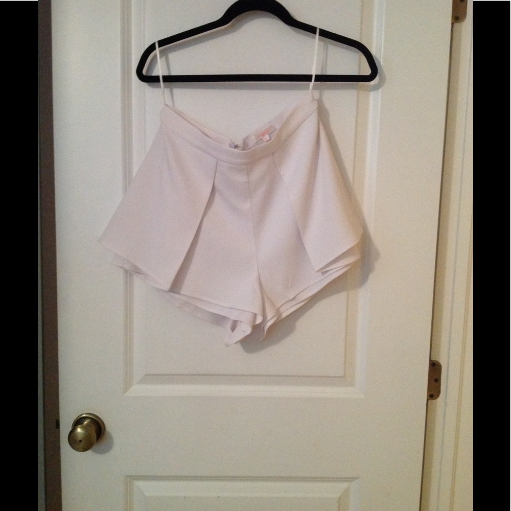 White dress shorts
