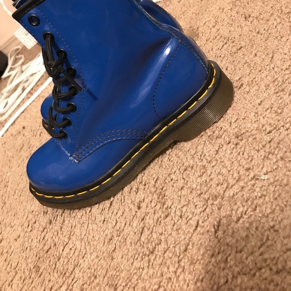 royal blue doc martens