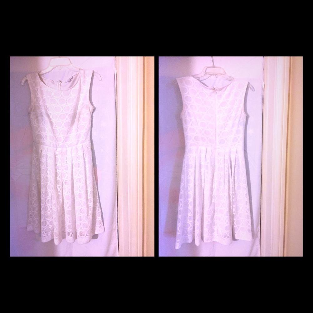 White Printed Dress