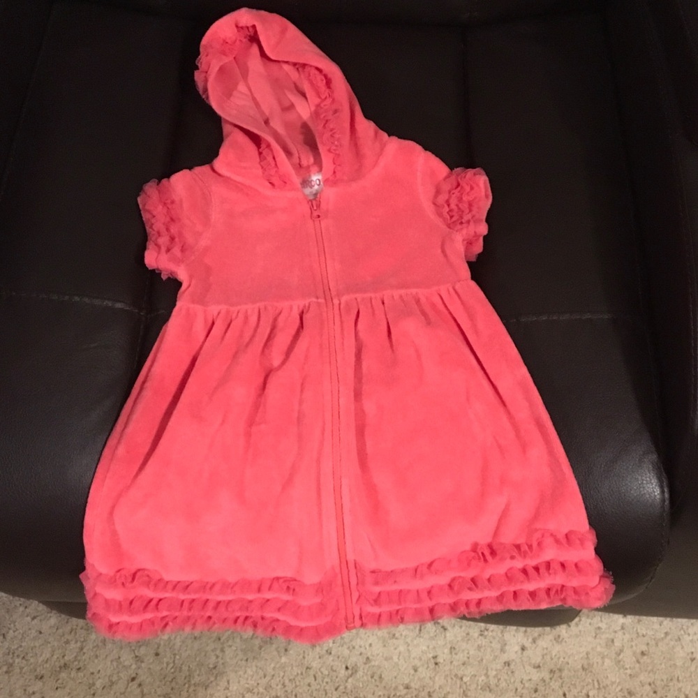 EUC Girls swimsuit coverup size 2T