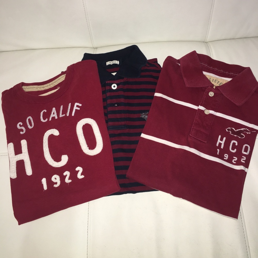 Maroon men's cap sleeve tops
