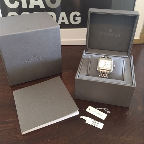 Michele Milou diamonds watch