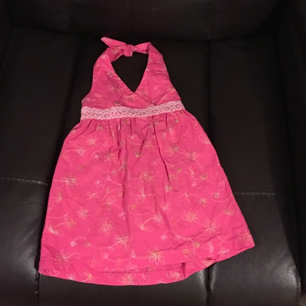Girls pink dress size 18 months