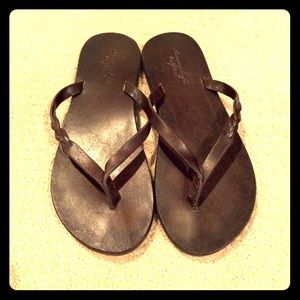 American Eagle Leather Sandals, Size 7