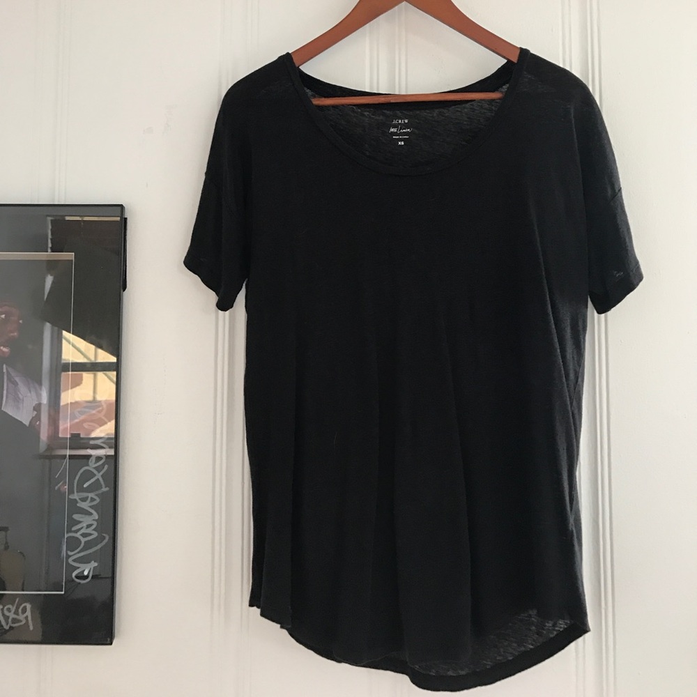 J. Crew Linen Tee