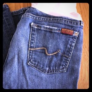 7 for all Mankind maternity jeans Pea in the Pod