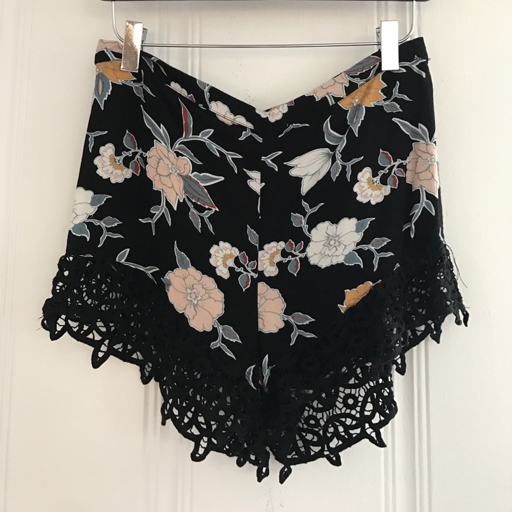 Kendall & Kylie Crochet Knit Shorts