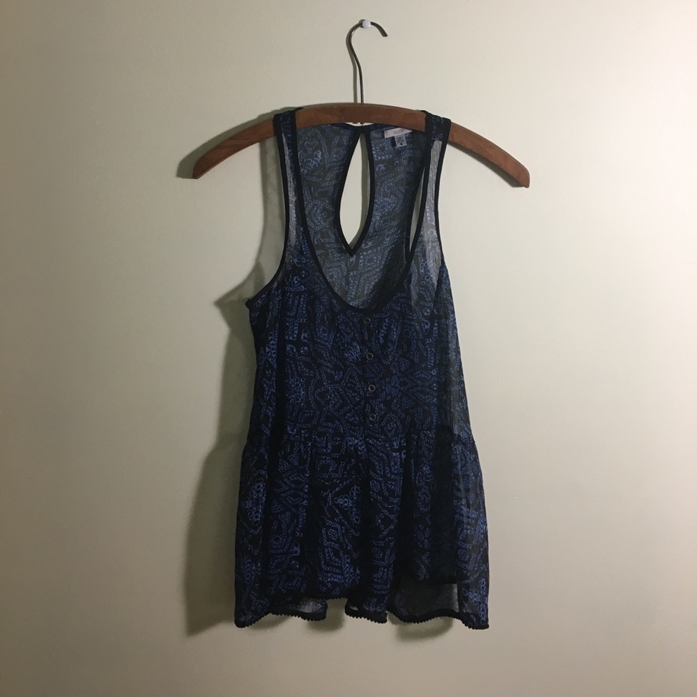 Urban Outfitters Ecoté Sheer Tank Top