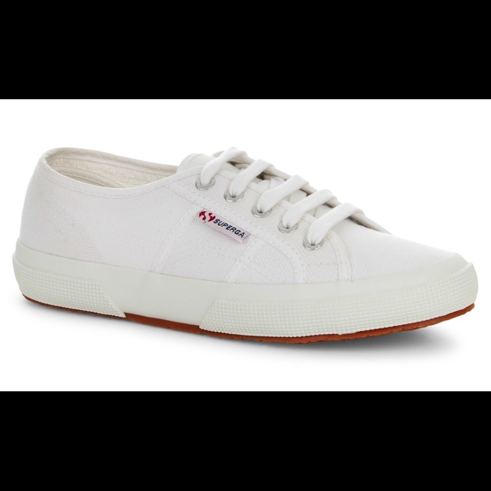 Superga classic canvas sneakers white size 38