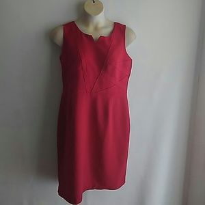Jones New York Sleeveless Red Dress