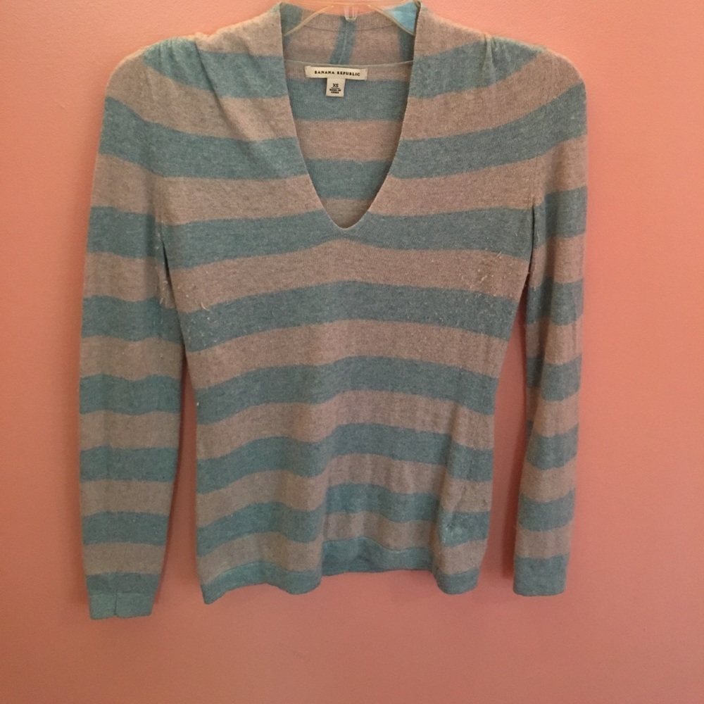 Banana Republic Striped Long Sleeve