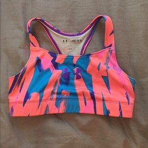 UA youth sports bra