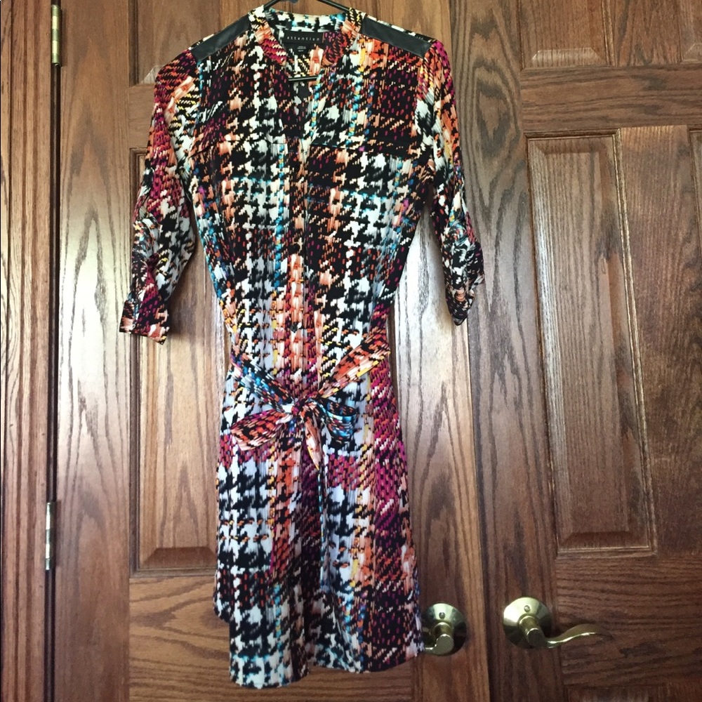 MULTI COLOR SHIRT DRESS