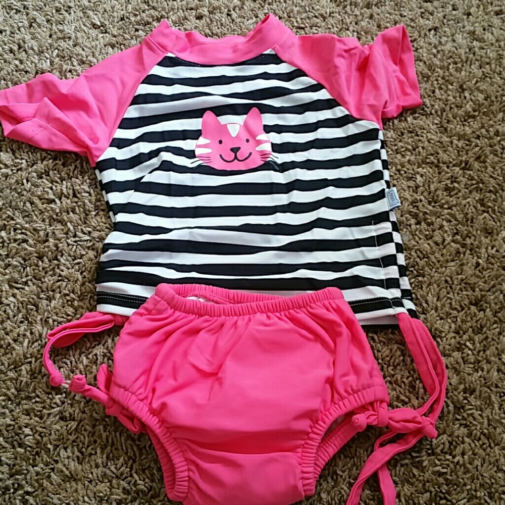 12 months, little girls bathing suit so cute