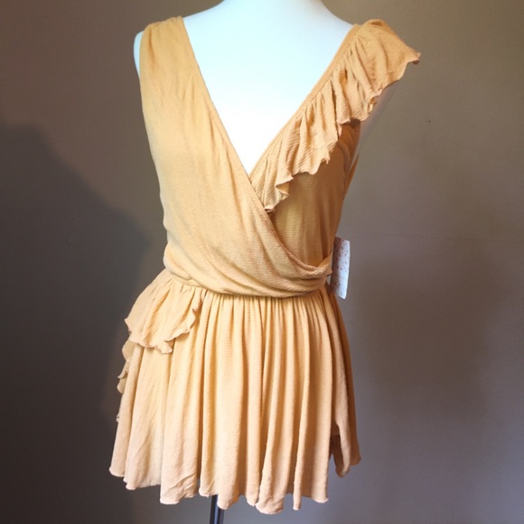 NWT Free People Float Away Mango Tank Top - Picture 2 of 7