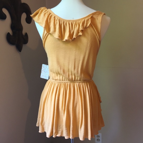 NWT Free People Float Away Mango Tank Top - Picture 3 of 7