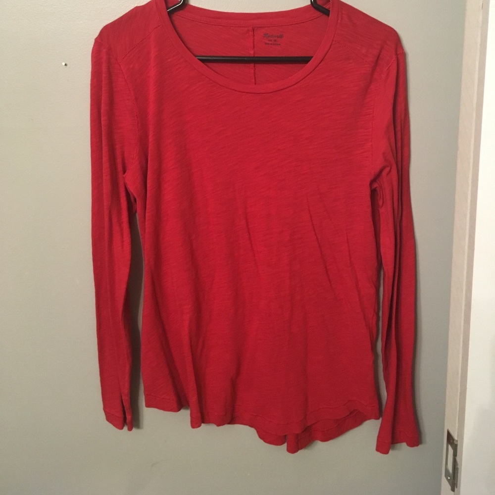 Madewell whisper cotton long sleeve tee