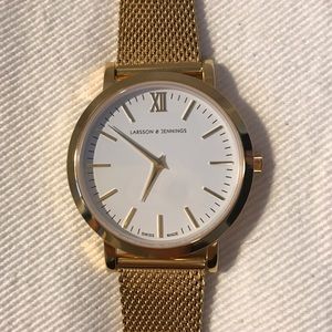 Larsson & Jennings Lugano 33mm Gold Watch