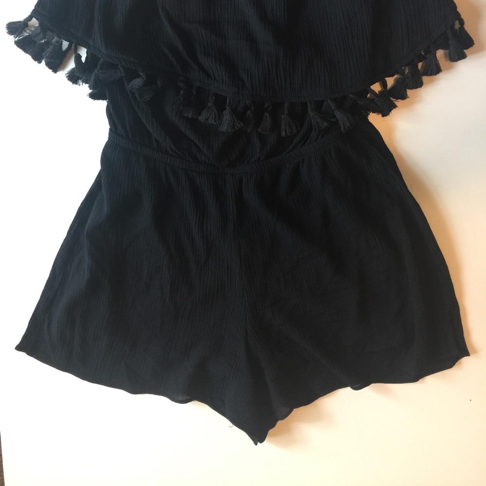 iNg Romper off shoulder with tassel detail,NWOT,S