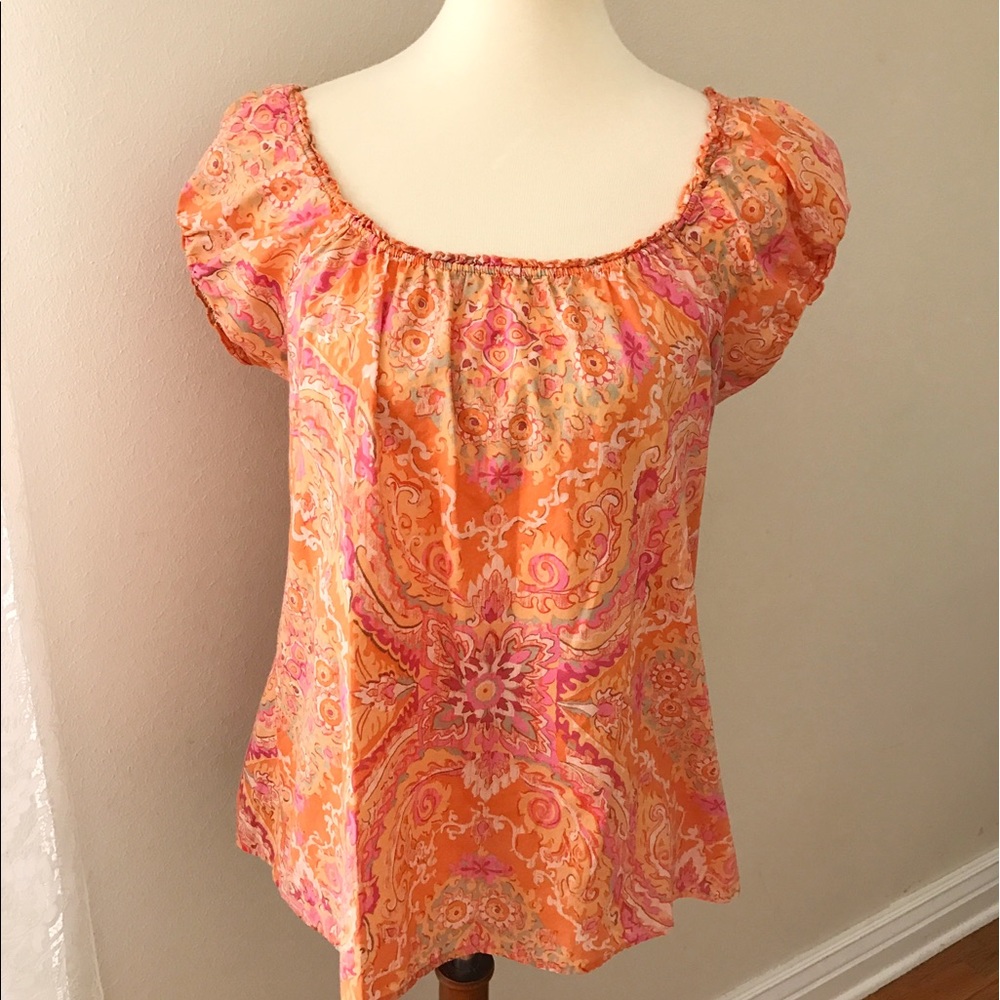 J.CREW Print Top