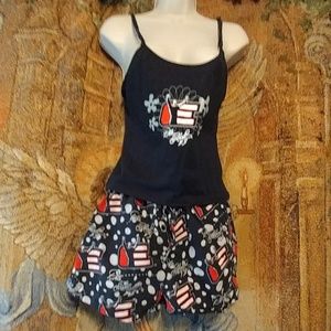 🚗 Womens Dale Earnhart Tank& Boxer Set