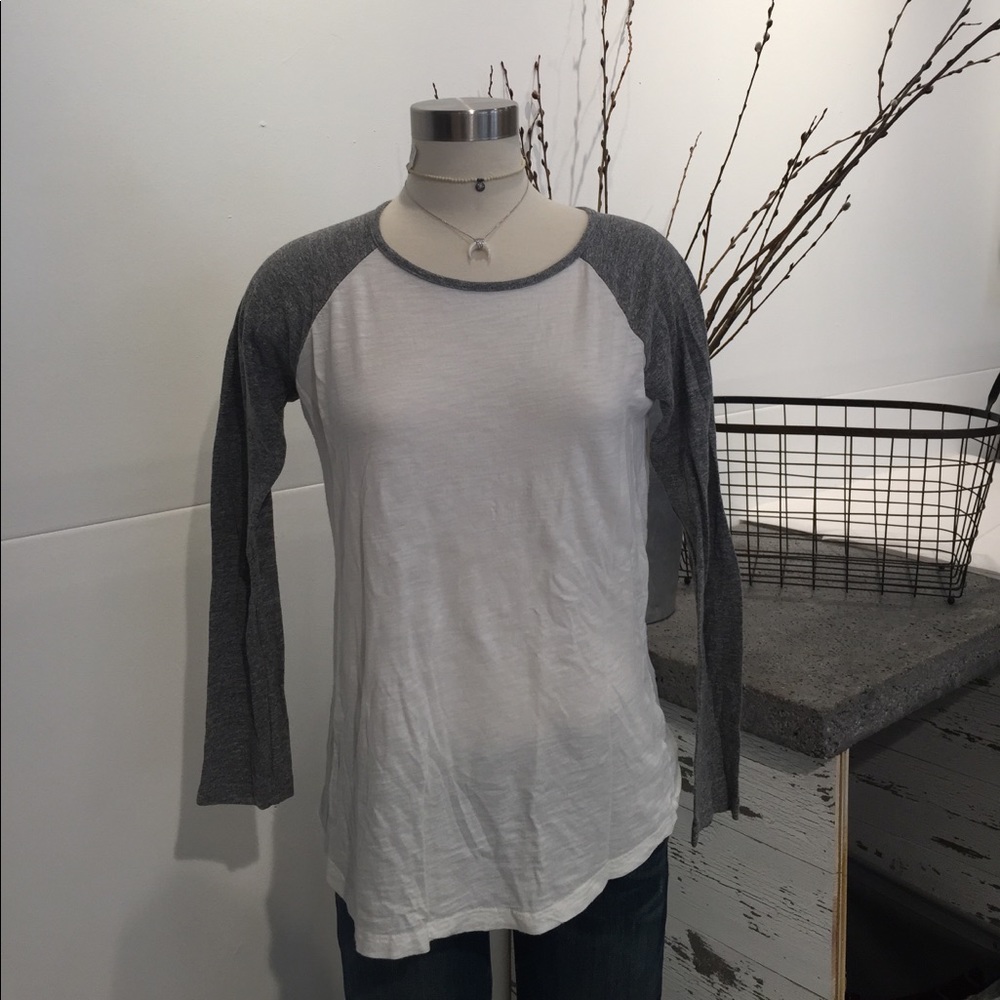 Monrow Baseball Sleeve Shirt