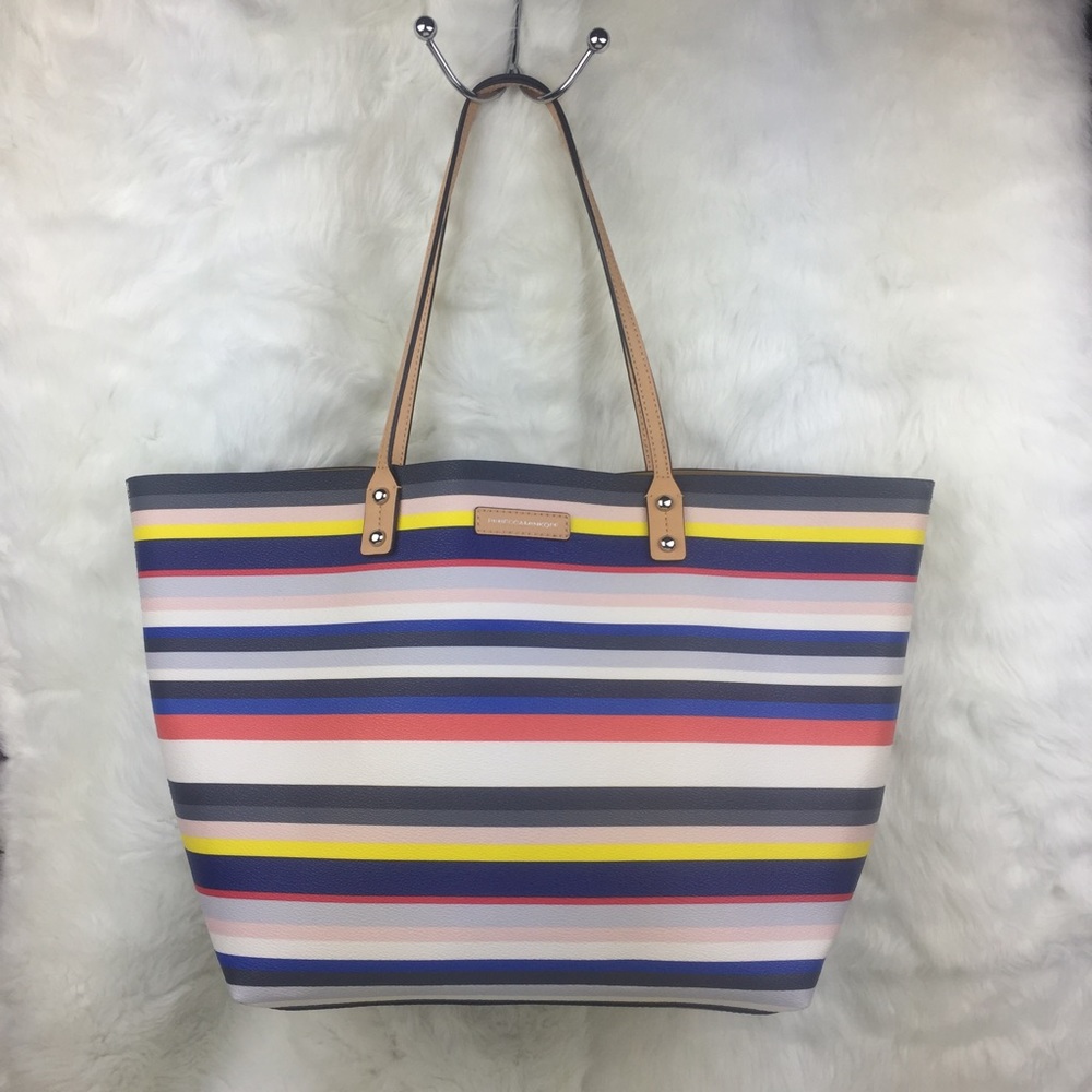 Rebecca Minkoff Stripe Anytime MultiColor Tote Bag
