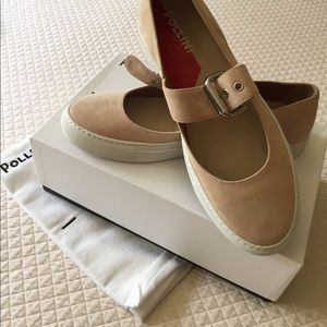 NEW Pollini suede sneaker - made in Italy