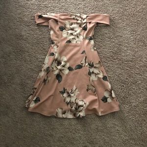 Off the shoulder dress