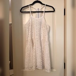 Madison Marcus White Flower Dress