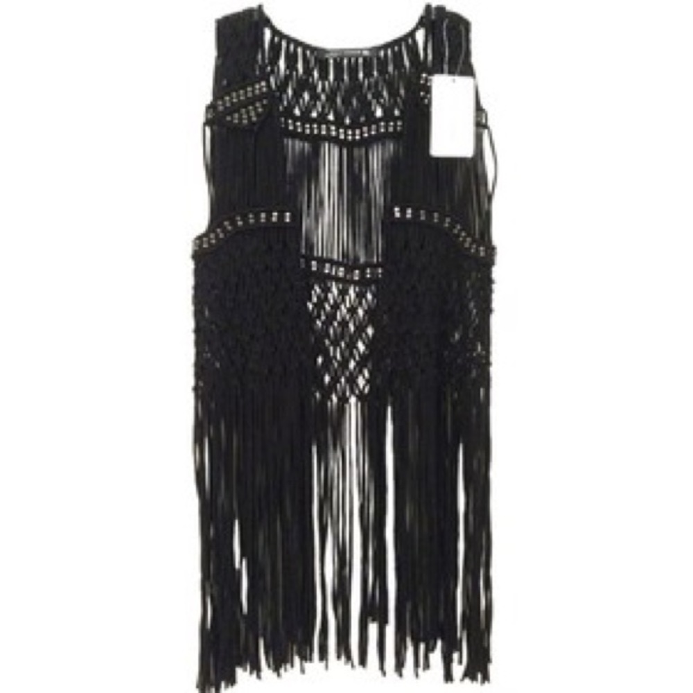 Gorgeous Zara fringe vest