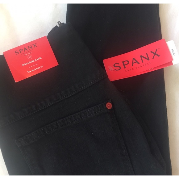 SPANX SIGNATURE CAPRI CROP SHAPING JEANS SD6015 - Picture 6 of 7