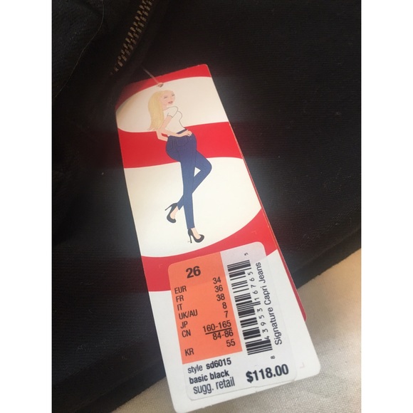 SPANX SIGNATURE CAPRI CROP SHAPING JEANS SD6015 - Picture 7 of 7