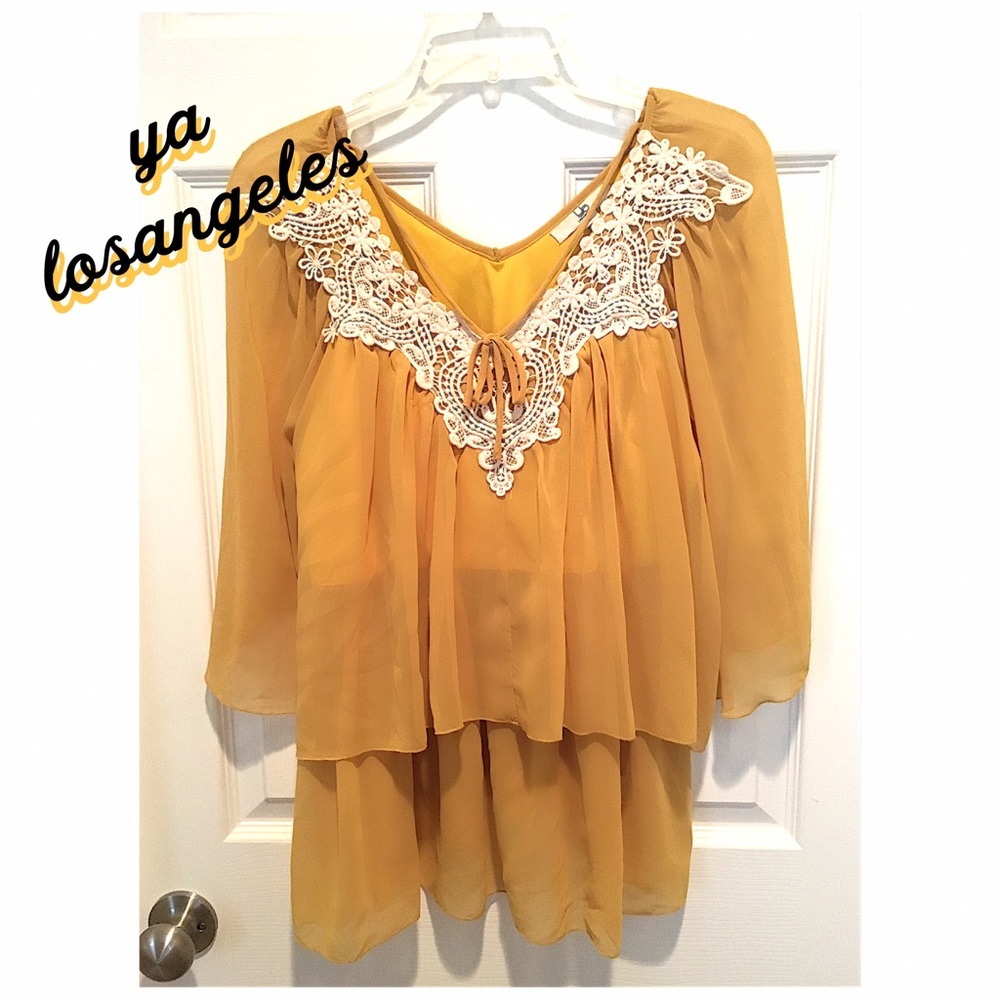  mustard blouse 