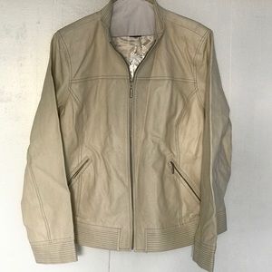 Bradley Bayou  (XL) Cream Soft Leather Jacket