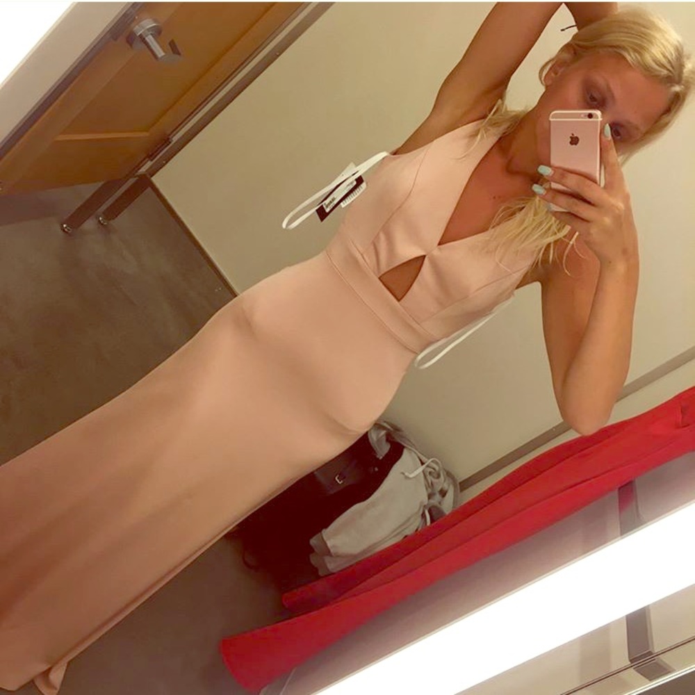 Light pink formal dress