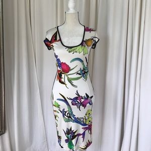 Just Cavalli Floral Sheath Dress