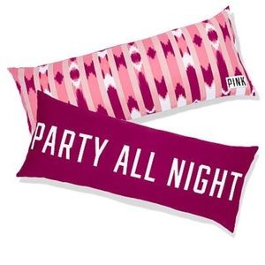 Victoria's Secret pink party all night body pillow