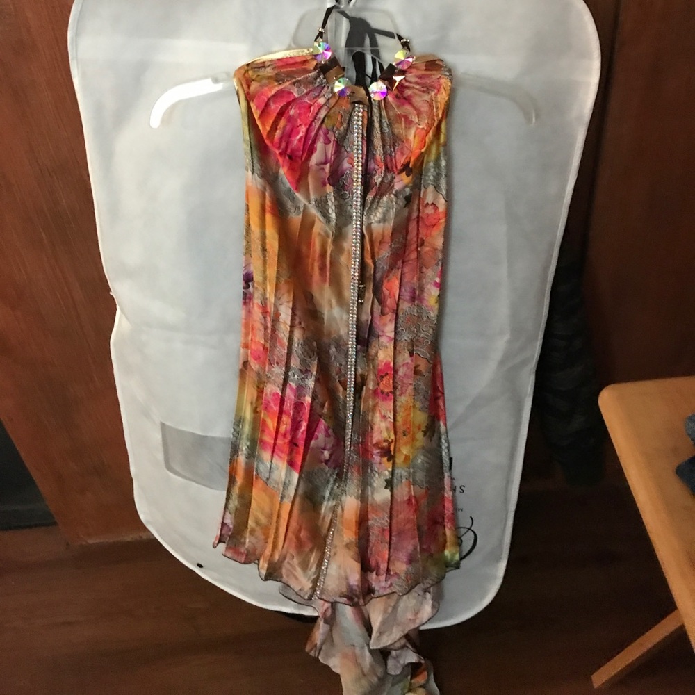 Kasia de Gelache Short Scarf dress.