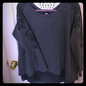 Plus size sweater top