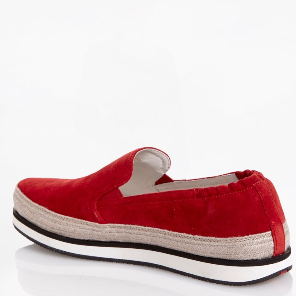 Prada Leather Slip-On Espadrilles - Picture 3 of 4