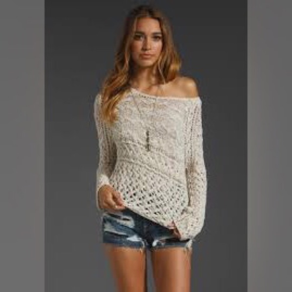 Free People marigold pullover sweater
