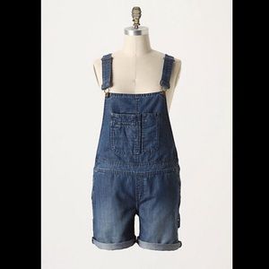 Holding Horses denim Jean overalls jumper shorts