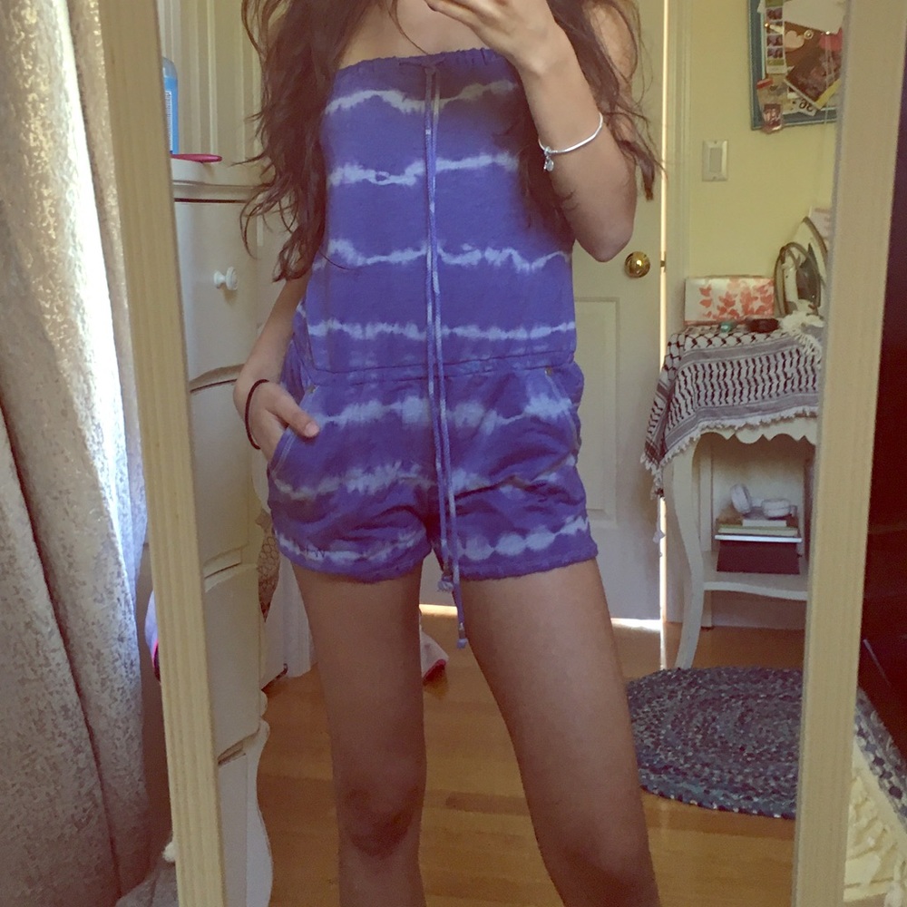 Buffalo strapless romper